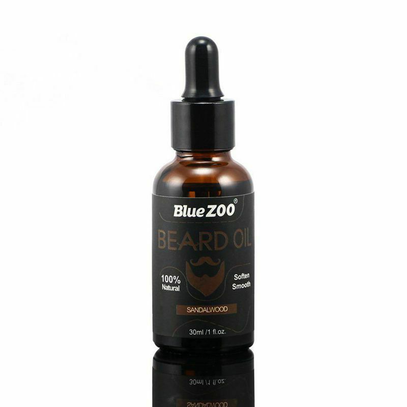 BlueZOO 100% Natural Beard Oil for Men,Leave In Conditioner and Softener fo L3F4