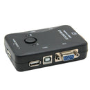 2X(Usb Kvm Switch Switcher 2 Port Vga Svga Switch Box Usb 2.0 Mouse Keyboar