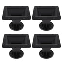 Set of 4 DJ Stage 0.98inch Throat Loud Speaker Wave Gear Horn Tweeter Black