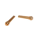 6Pcs Brass Bridge Pins for Acoustic Guitar - Golden