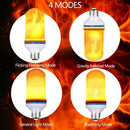 Creative 4 Modes Gravity Sensor Flame Light E27 9W Emulation Fire Bulb Lamp