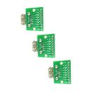 3PCS DIY USB 3.0 Female Socket To DIP Board Module 9pin Adapter Converter