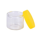 6ML Silicone Container Jar Glass Wax Oil Storage Lid Non-stick Mixed ColoW8 Hn