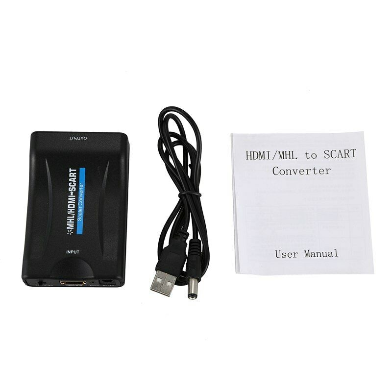 Hdmi to SCART Converter HDMI TO SCART HD Video Converter 1080P J9D4