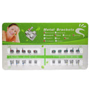 20 X Dental Metal Brackets Brace Orthodontic Standard 022 New hooks MBT Slo T3Y2