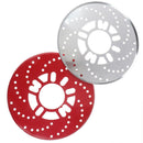 2x Aluminium Disc Brake Cover Vehicle Car Wheel Decorative Rotor Cross Drilledlj