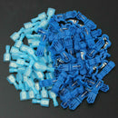 100pc Insulated 16-14 AWG T-Taps Quick Splice Wire Terminal Connectors Kit BLUE