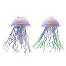 2X Aquarium Fish Tank Landscaping Decor Glow Simulation JellyFish