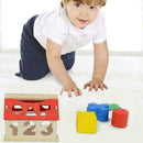 Digital Geometry Wisdom Wooden House Toys Blocks Kindergarten Puzzle A7D2 E P5T0