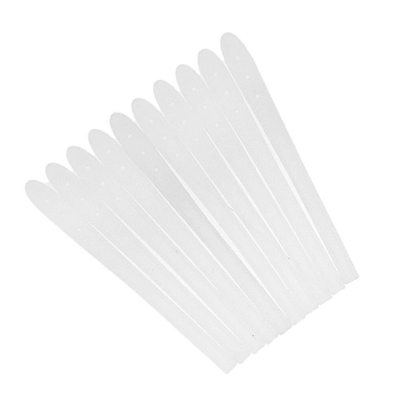 10x Expandable Silicone Eyeglasses End Tips Ear Sock Tubes Replacement White
