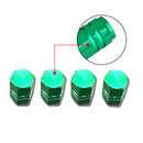 4PCS Car Aluminum Tire Wheel Rims Stem Air Valve Caps Tyre Cover Accessories Kit