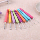 9pcs/set Weave Craft Crochet Hooks Yarn Knitting Needles Sewing Tool Kit