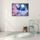 5D DIY Full Drill Diamond Painting Dolphin Cross Stitch Embroidery Craft