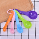 5pcs/set Measuring Spoons Colorful Plastic Sugar Cake Baking SpoonBX