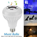 LED Wireless Bluetooth Bulb Light Speaker 12W RGB Smart Remote C8C1 Music L D9D1