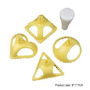4pcs/Set DIY Dumplings Maker Plastic Pastry Baking Molds Kitchen Accessory A