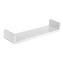 Floating Wall Shelves White U Shaped for Bathroom Display Organizer 47cm