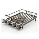 RC 1:10 Roof Luggage Rack LED Light Bar Wrangler for Tamiya CC01 SCX10 Axia