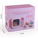 Children Pretend Play Toys Electric Home Appliances Simulation Microwave Ov