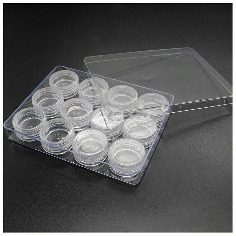 12pcs/set Contact Lens Case Holder Storage Box Outdoor Travel P3S7