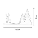 Deer Forest Carbon Steel Cutting Die Stencil Mold DIY Scrapbooking Paper Cards