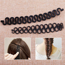 2pcs Women Fashion Lady Hair Styling Hairstyle Clip Stick Bun Maker Braid Tool