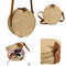 Beach Straw Bags Retro Rattan Hand Bag Cross Body Bohemia Small Round Bag W Y9N2