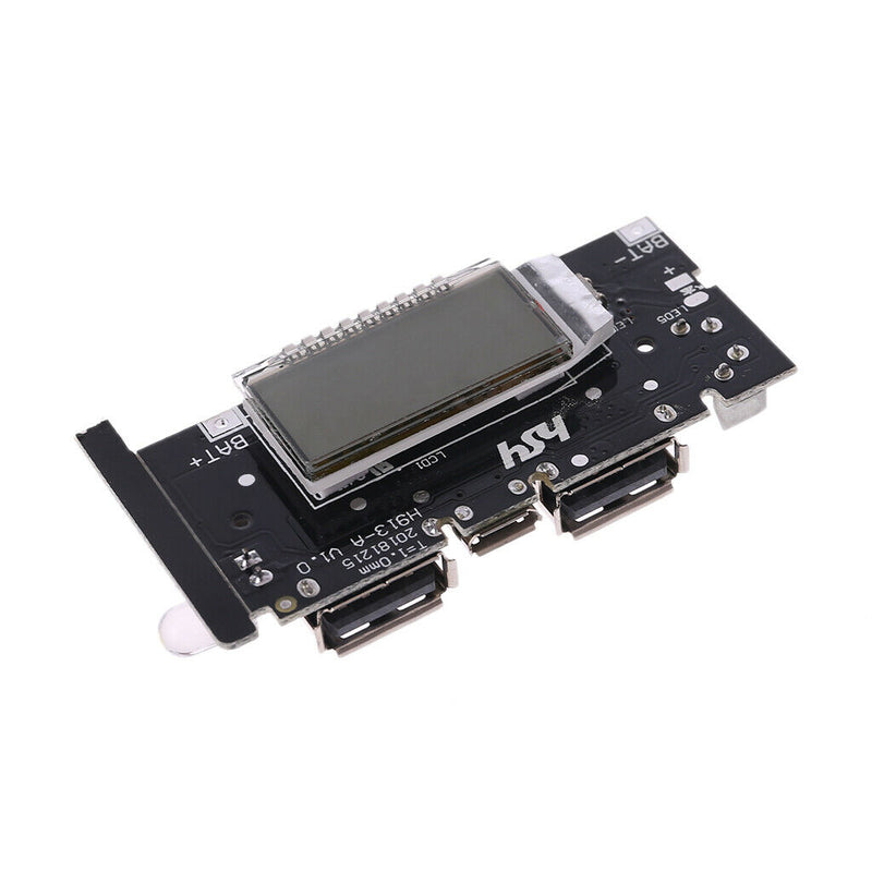 2-USB 5V 2.1A Mobile Power Bank 18650 Battery Charger Board LCD Digital Module