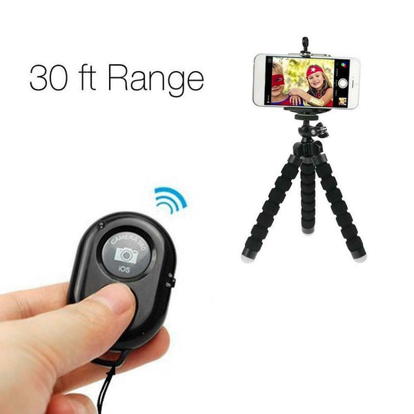 Remote-Control Button Wireless Bluetooth Phone Selfie Stick Shutter Release
