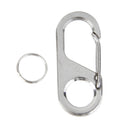 Stainless Steel Carabiner Key Chain Clip Snap Hook Karabiner Camping Keyring