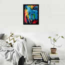 Colorful Horse DIY Oil Painting Paint by Numbers Kit Unframed Home Art Crafts