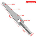 4pc Copper Pipe Swaging Tool Cross Screwdriver Drill Bit Aluminum Tube Expander