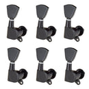 Acoustic Electric Guitar String Tuning Pegs Machine Heads Tuners 6R Black