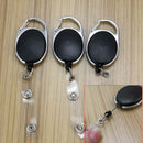 Lot 3pcs Carabiner Retractable Reel Badge Clip Lanyard ID Card Holder Durable