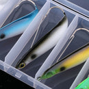5pcs VIB Fishing Lures Crankbaits Weedless Design Metal Lure Single Hook