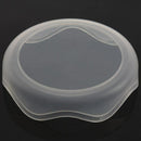 Round Plastic Single Watch Box with Sponge Cushion purple