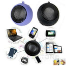Fashion Mini Burger Stereo USB PC Subwoofer Rechargeable Speaker Purple