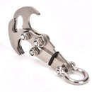 Stainless Steel Survival Gravity Hook Carabiner Climbing Claws Rescue Tool 3C