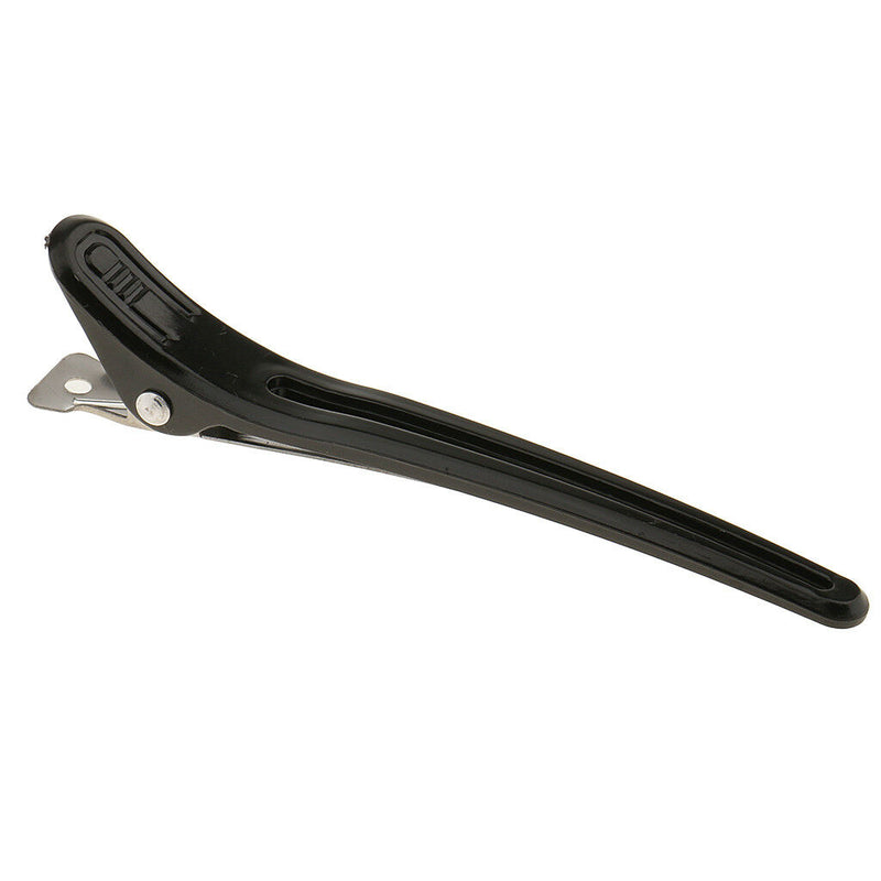 12pcs Wide Clips Salon Hair Grip Clamps Hairdressing Tool Hairpin Black