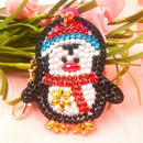 4pcs DIY Animals Full Drill Special Shaped Diamond Painting Keychains Gifts