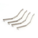 4pcs Metal Leaf Springs for WPL B14 B24 C14 C24 1/16 Army Truck Spare Parts