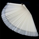 False Nail Art Tips Color Card Transparent White Buckle Ring Practice D GFI