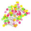 160pcs Decorative Tulip Bird Head Dressmaker Straight Pins for Sewing Craft