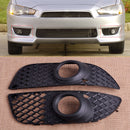 2x Fog Light Lamp Grille Bezel Cover fit for Mitsubishi Lancer 8321A262 2008-14