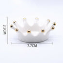 Crown Ceramic Nail Carving Brush Rack Art Pens Display Stand UV Gel Palette A
