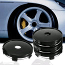 60mm ABS Universal Car Wheel Tire Rims Center Hub Caps Cover Decorative 4pcs