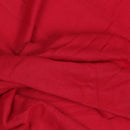Cosy Thick Plush Snuggle Fleece Blanket With Sleeves Wine Red I7P8