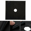 4PCS Reusable Gas Range Liner Cover Stove Burner Protector Non Stick Cleaning