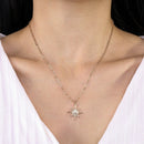 Elegant Rhinestone Star Statement Necklace Female Clavicle Chain Jewelry A