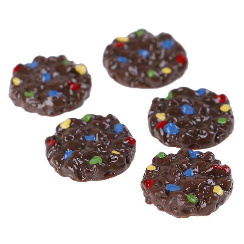 5Pcs Chocolate Bean Biscuits Polymer For Children Modeling Clay DIY AccessoriME